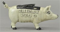 TRICKY PIG MECHANICAL BANK - CONTEMPORARY