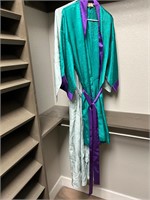 Four Seasons 100% Silk Robe, Victoria Secret