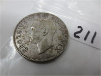 1949 Canadian 80% silver half dollar