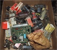 Mixed Lot Of Used Vacuum Tubes & Parts