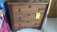 Small 3 Drawer Dresser/Side Table