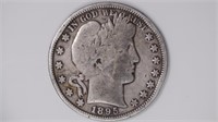 1895 Liberty Head Barber Half Dollar