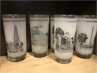 Lot of 6 Texas Sesquicentennial glasses