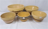 Ceramic bowl set 12" , 10",  2x 8" , 7"