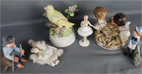 Assorted Vintage Porcelain Figurines/Music Boxes
