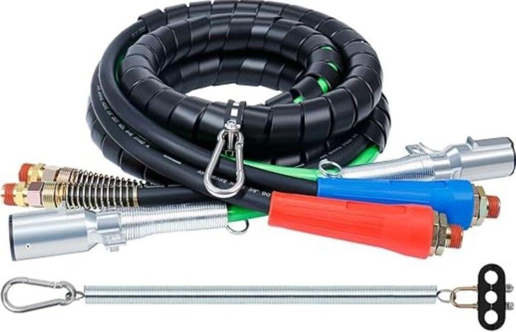3 in 1 15ft ABS & Air Line Hose Wrap 7 Way