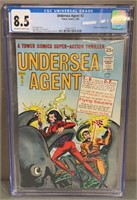 CGC 8.5 Undersea Agent #2 1966 Tower Comic Book