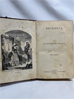 1852 Devereux by sir Edward Bulwer book