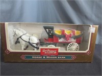 NIB 1995 Ertl Diecast Dr. Pepper Horse & Wagon