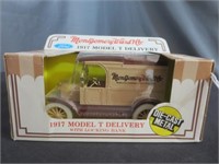 NIB Diecast Ertl Ford 1917 Model T Delivery Bank