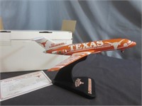 NIB Diecast Texas Longhorns Team Plane w/COA ,