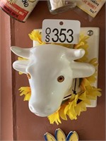 Cow Head Wall Ornament