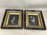 Two Framed Pieces of Needle Point