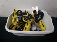 Ratchet tie downs and 6 ft lashing strap