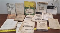 Old farm manuals - all showing their age