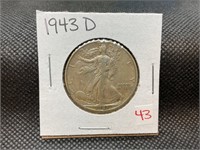 1943-D WALKING LIBERTY HALF DOLLAR
