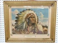 1977 Chief Strong Wind Native American Indian