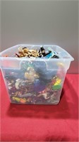 Huge tub of vintage action figures and more