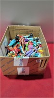 Box full of action figures