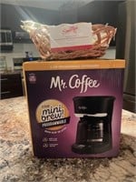 Mr Coffee Mini Brew Coffeemaker and Coffee