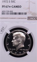 1972 S NGC PF67* KENNEDY HALF DOLLAR