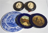 (E) Vtg. Meerschaum & Decorative Plates Spode