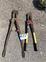 Two pair bolt cutters