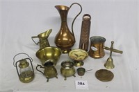 BRASS/COPPER DECORATION BOX LOT