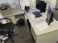 Office Desk & Return 1700x7500
