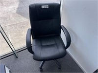 Leather Look Adjustable Chair