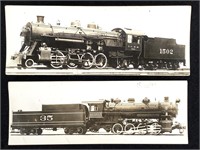 2 B&W Photos, Locomotives, ICRR & K&LT RR Co