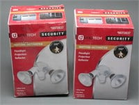 NIB Utilitech Motion-Activated Security Lights (2)