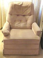 Recliner- rocking arm chair - beige color