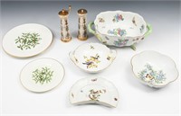 9 HEREND, WORCESTER, LENOX, & KAISER PORCELAINS