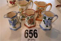 Cash Family Hand Painted Pitchers