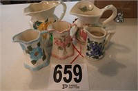 Cash Family Hand Painted Pitchers