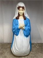 Nativity set Mary light up blow mold, doesn’t