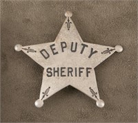Deputy Sheriff Badge-"A S Stamp Co., LA., Cal."