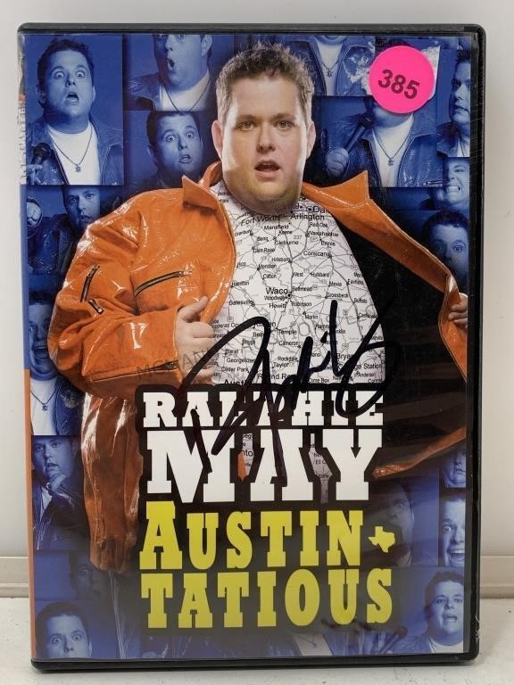 Signed Ralphie May DVD Box. No DVD