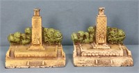 Gettysburg Memorial Cast Iron Bookends