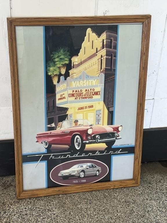 Vintage Ford Thunderbird 1955 - 1989 advertising