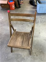 Folding Wood Chair