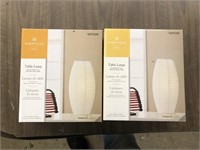 LOT OF 2 NEW TABLE LAMPS