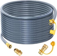 $114 Upgraded 48FT 1/2 Inch Natural Gas Hose - CSA