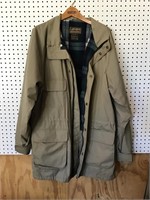 Eddie Bauer Men’s Rain Coat Jacket Lined Size