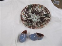 Germany Pottery Bowl with Dutch Shoes