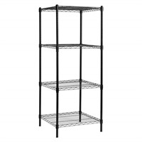 HollyHOME 4 Shelves Adjustable Steel Wire