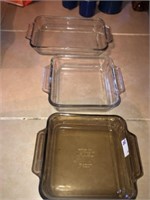 (3) Casserole Platters