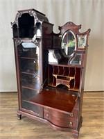 Antique Side by Side Secretary Bookcase