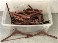 Selection of Wooden Clothes Hangers